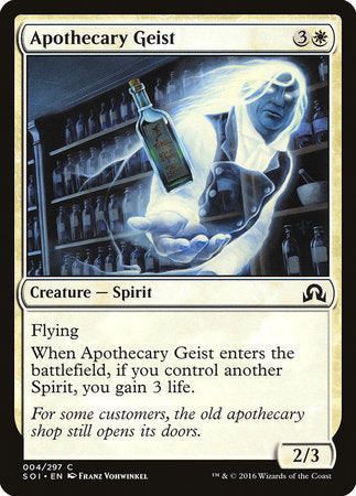 Apothecary Geist [Shadows over Innistrad] | Jomio and Rueliete's Cards and Comics