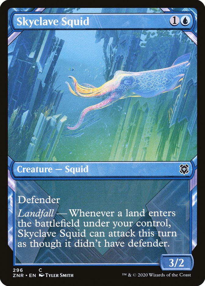 Skyclave Squid (Showcase) [Zendikar Rising] | Jomio and Rueliete's Cards and Comics