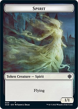 Cat Bird // Spirit Double-Sided Token [Starter Commander Decks] | Jomio and Rueliete's Cards and Comics