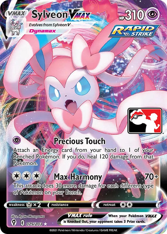 Sylveon VMAX (075/203) [Prize Pack Series One] | Jomio and Rueliete's Cards and Comics