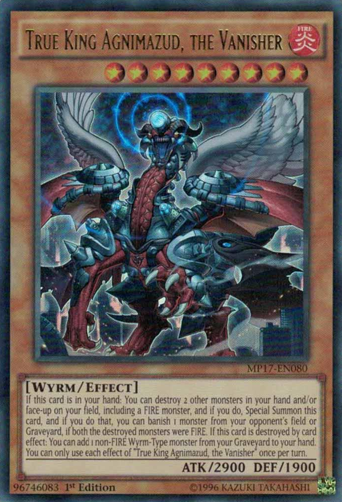 True King Agnimazud, the Vanisher [MP17-EN080] Ultra Rare | Jomio and Rueliete's Cards and Comics