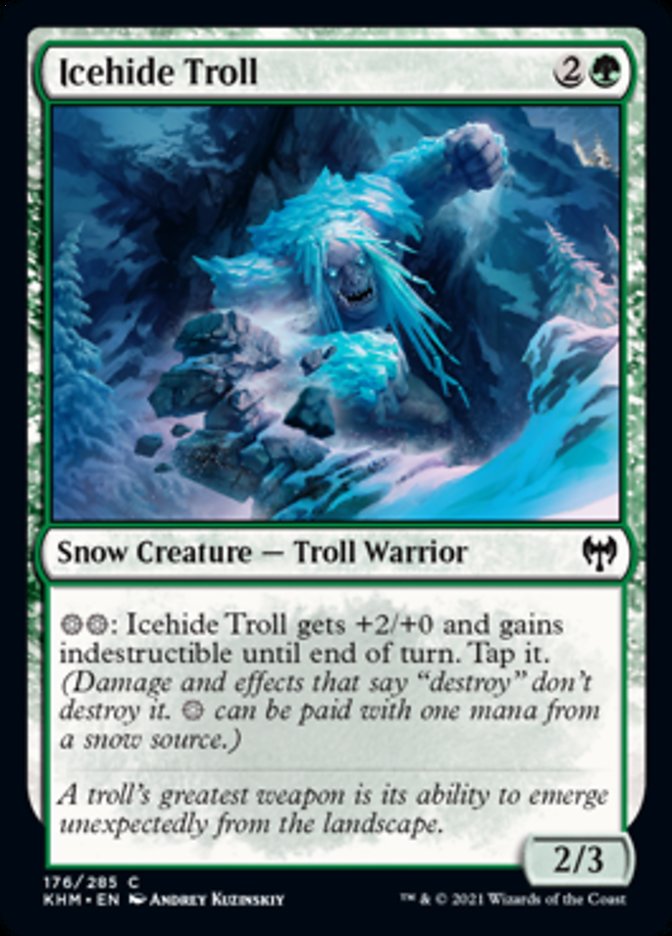 Icehide Troll [Kaldheim] | Jomio and Rueliete's Cards and Comics