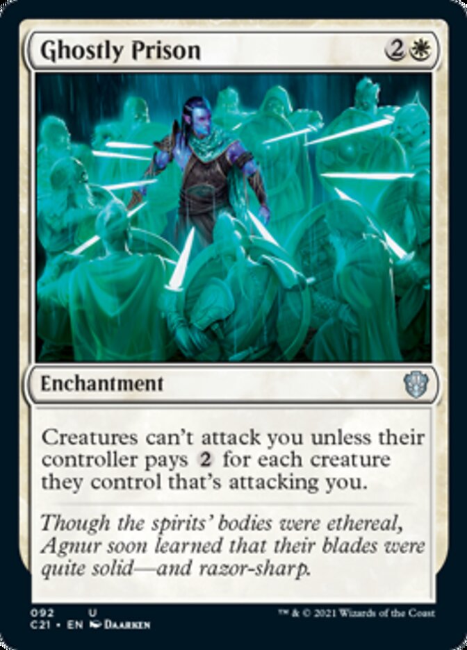 Ghostly Prison [Commander 2021] | Jomio and Rueliete's Cards and Comics