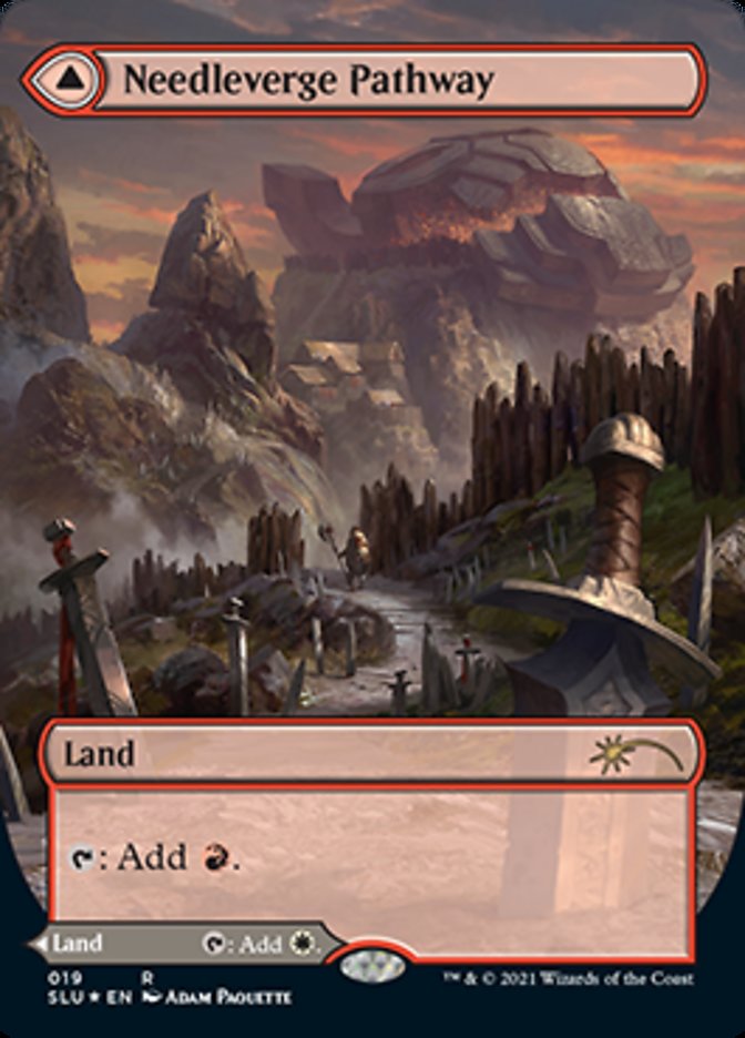 Needleverge Pathway // Pillarverge Pathway (Borderless) [Secret Lair: Ultimate Edition 2] | Jomio and Rueliete's Cards and Comics