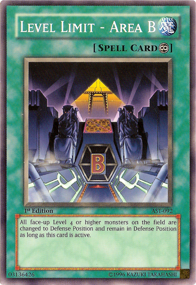 Level Limit - Area B [AST-092] Common | Jomio and Rueliete's Cards and Comics