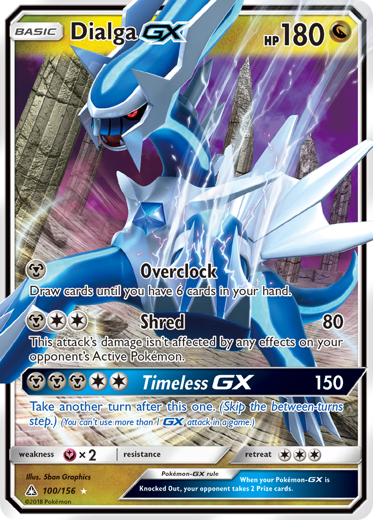 Dialga GX (100/156) [Sun & Moon: Ultra Prism] | Jomio and Rueliete's Cards and Comics