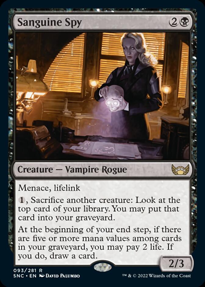 Sanguine Spy [Streets of New Capenna] | Jomio and Rueliete's Cards and Comics