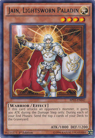 Jain, Lightsworn Paladin [BP03-EN042] Rare | Jomio and Rueliete's Cards and Comics