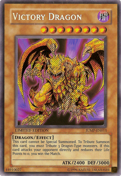 Victory Dragon [JUMP-EN011] Secret Rare | Jomio and Rueliete's Cards and Comics
