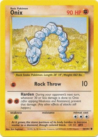 Onix (56/102) [Base Set Unlimited] | Jomio and Rueliete's Cards and Comics