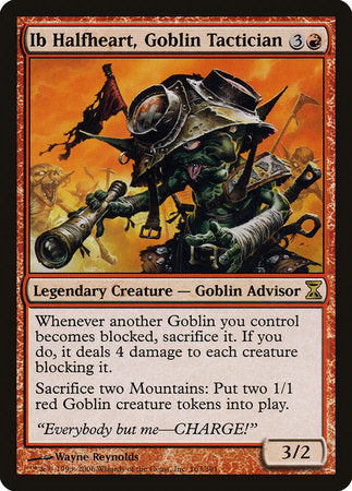 Ib Halfheart, Goblin Tactician [Time Spiral] | Jomio and Rueliete's Cards and Comics