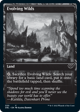 Evolving Wilds (530) [Innistrad: Double Feature] | Jomio and Rueliete's Cards and Comics