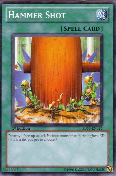 Hammer Shot [5DS3-EN026] Common | Jomio and Rueliete's Cards and Comics