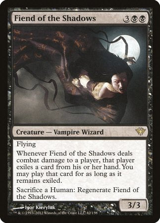 Fiend of the Shadows [Dark Ascension] | Jomio and Rueliete's Cards and Comics