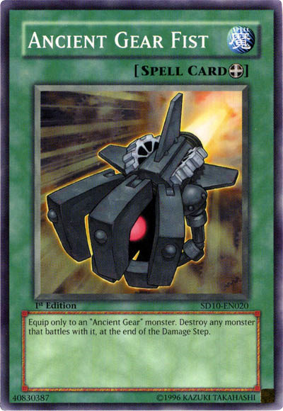 Ancient Gear Fist [SD10-EN020] Common | Jomio and Rueliete's Cards and Comics