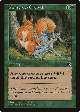 Monstrous Growth [Portal Second Age] | Jomio and Rueliete's Cards and Comics