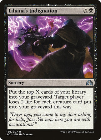 Liliana's Indignation [Shadows over Innistrad] | Jomio and Rueliete's Cards and Comics