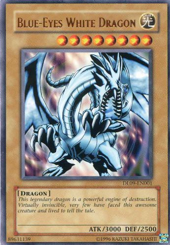 Blue-Eyes White Dragon (Bronze) [DL09-EN001] Rare | Jomio and Rueliete's Cards and Comics