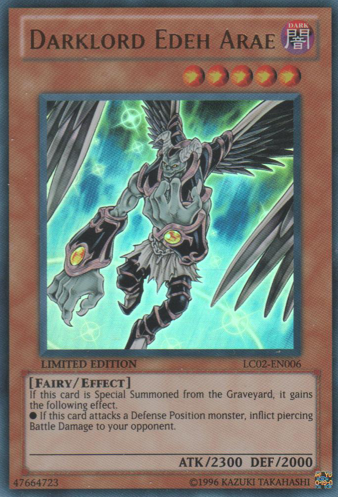 Darklord Edeh Arae [LC02-EN006] Ultra Rare | Jomio and Rueliete's Cards and Comics