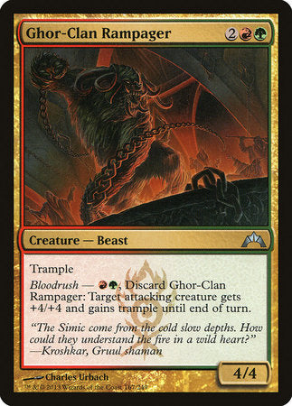 Ghor-Clan Rampager [Gatecrash] | Jomio and Rueliete's Cards and Comics