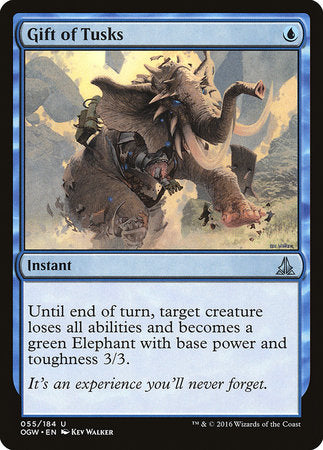 Gift of Tusks [Oath of the Gatewatch] | Jomio and Rueliete's Cards and Comics