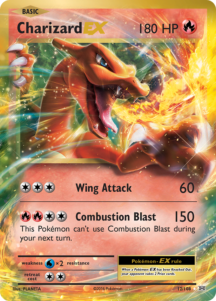 Charizard EX (12/108) [XY: Evolutions] | Jomio and Rueliete's Cards and Comics