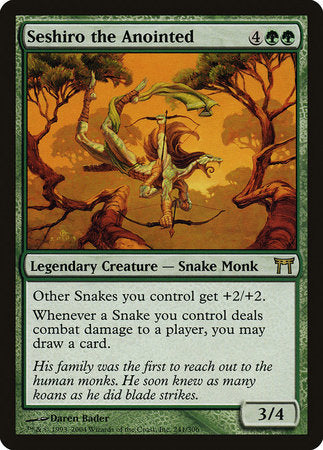 Seshiro the Anointed [Champions of Kamigawa] | Jomio and Rueliete's Cards and Comics