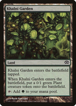 Khalni Garden [Planechase 2012] | Jomio and Rueliete's Cards and Comics