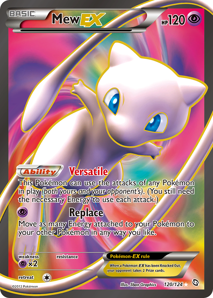 Mew EX (120/124) [Black & White: Dragons Exalted] | Jomio and Rueliete's Cards and Comics