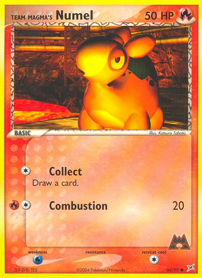 Team Magma's Numel (64/95) [EX: Team Magma vs Team Aqua] | Jomio and Rueliete's Cards and Comics
