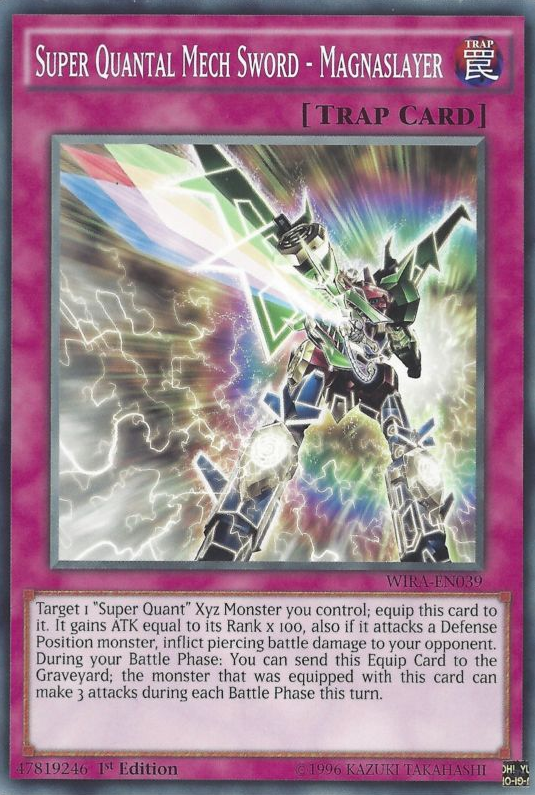 Super Quantal Mech Sword - Magnaslayer [WIRA-EN039] Common | Jomio and Rueliete's Cards and Comics