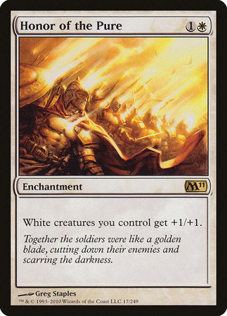 Honor of the Pure [Magic 2011] | Jomio and Rueliete's Cards and Comics