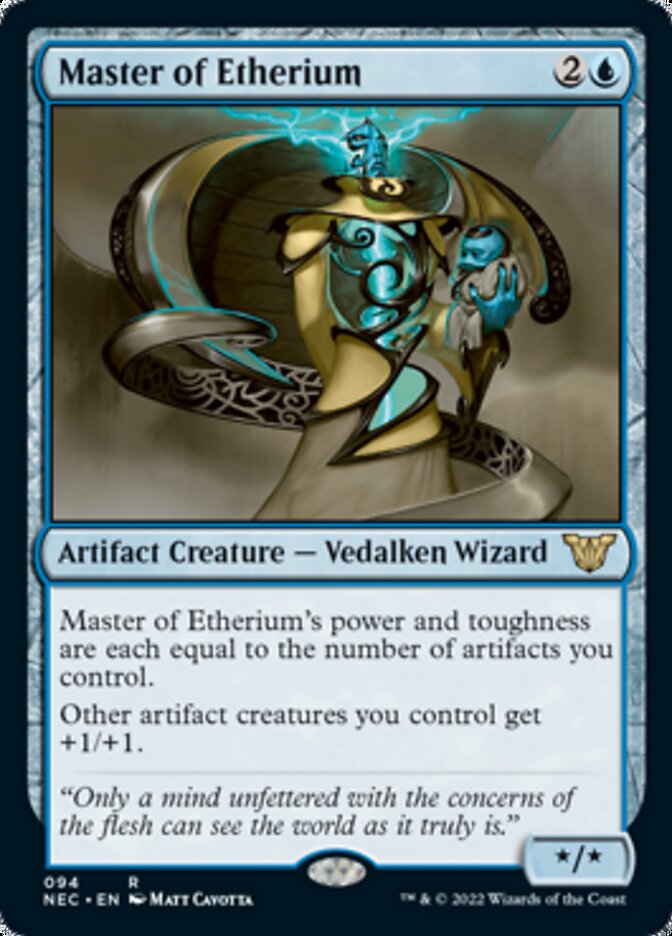 Master of Etherium [Kamigawa: Neon Dynasty Commander] | Jomio and Rueliete's Cards and Comics