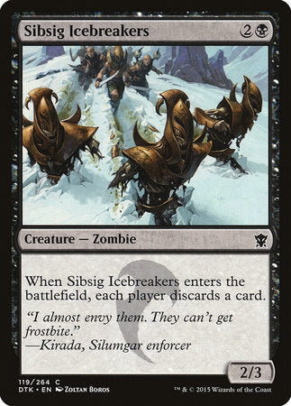 Sibsig Icebreakers [Dragons of Tarkir] | Jomio and Rueliete's Cards and Comics