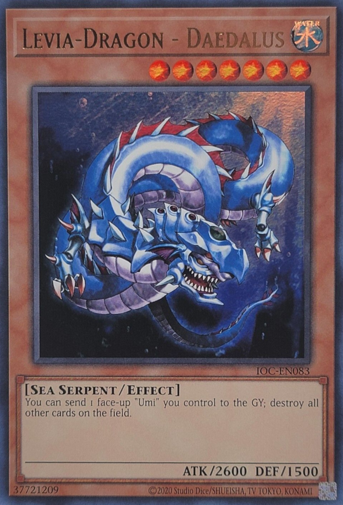 Levia-Dragon - Daedalus (25th Anniversary) [IOC-EN083] Ultra Rare | Jomio and Rueliete's Cards and Comics