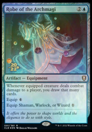 Robe of the Archmagi [Commander Legends: Battle for Baldur's Gate Prerelease Promos] | Jomio and Rueliete's Cards and Comics