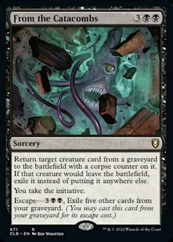 From the Catacombs [Commander Legends: Battle for Baldur's Gate] | Jomio and Rueliete's Cards and Comics