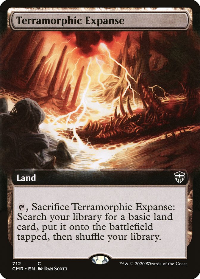 Terramorphic Expanse (Extended Art) [Commander Legends] | Jomio and Rueliete's Cards and Comics