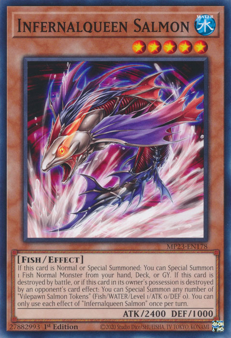 Infernalqueen Salmon [MP23-EN178] Common | Jomio and Rueliete's Cards and Comics