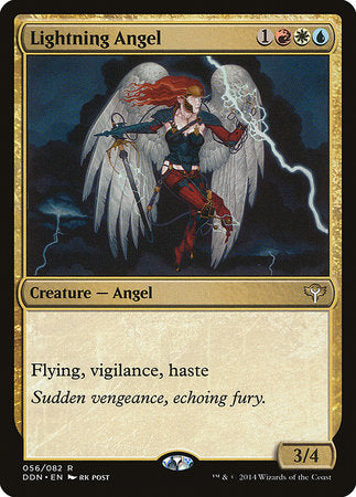Lightning Angel [Duel Decks: Speed vs. Cunning] | Jomio and Rueliete's Cards and Comics