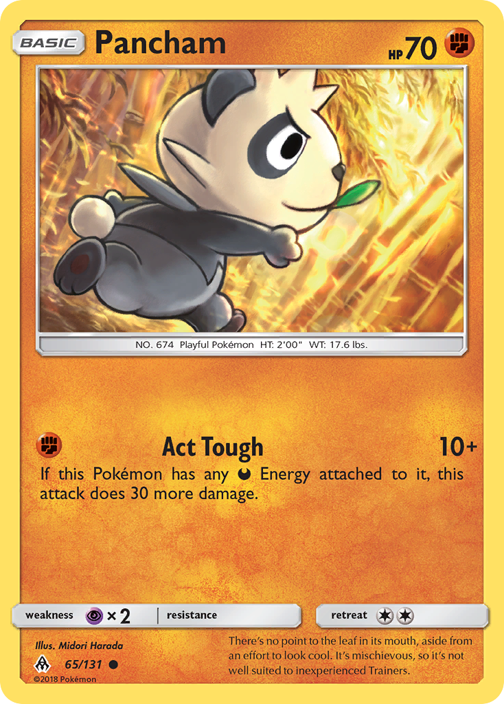 Pancham (65/131) [Sun & Moon: Forbidden Light] | Jomio and Rueliete's Cards and Comics