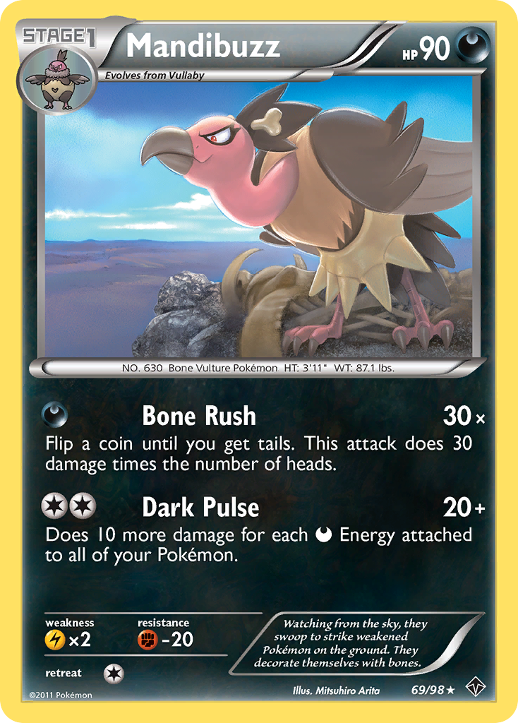 Mandibuzz (69/98) [Black & White: Emerging Powers] | Jomio and Rueliete's Cards and Comics