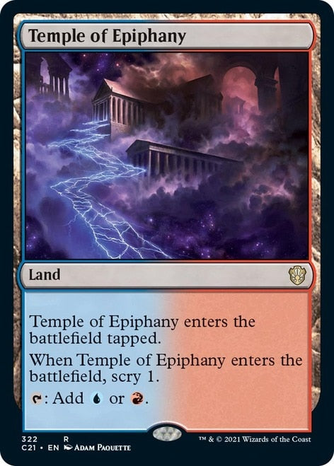 Temple of Epiphany [Commander 2021] | Jomio and Rueliete's Cards and Comics