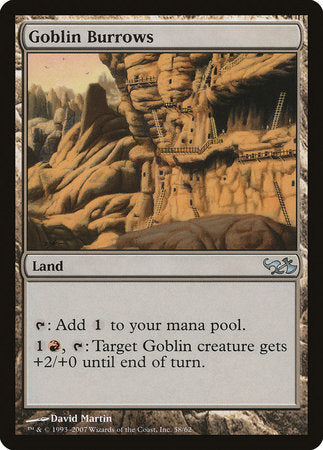 Goblin Burrows [Duel Decks: Elves vs. Goblins] | Jomio and Rueliete's Cards and Comics