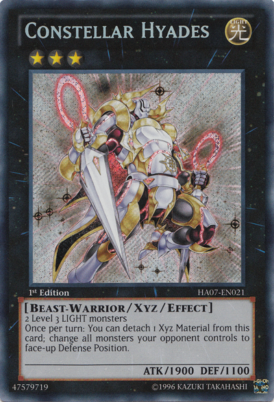 Constellar Hyades [HA07-EN021] Secret Rare | Jomio and Rueliete's Cards and Comics