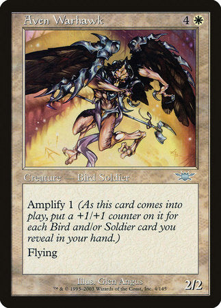 Aven Warhawk [Legions] | Jomio and Rueliete's Cards and Comics
