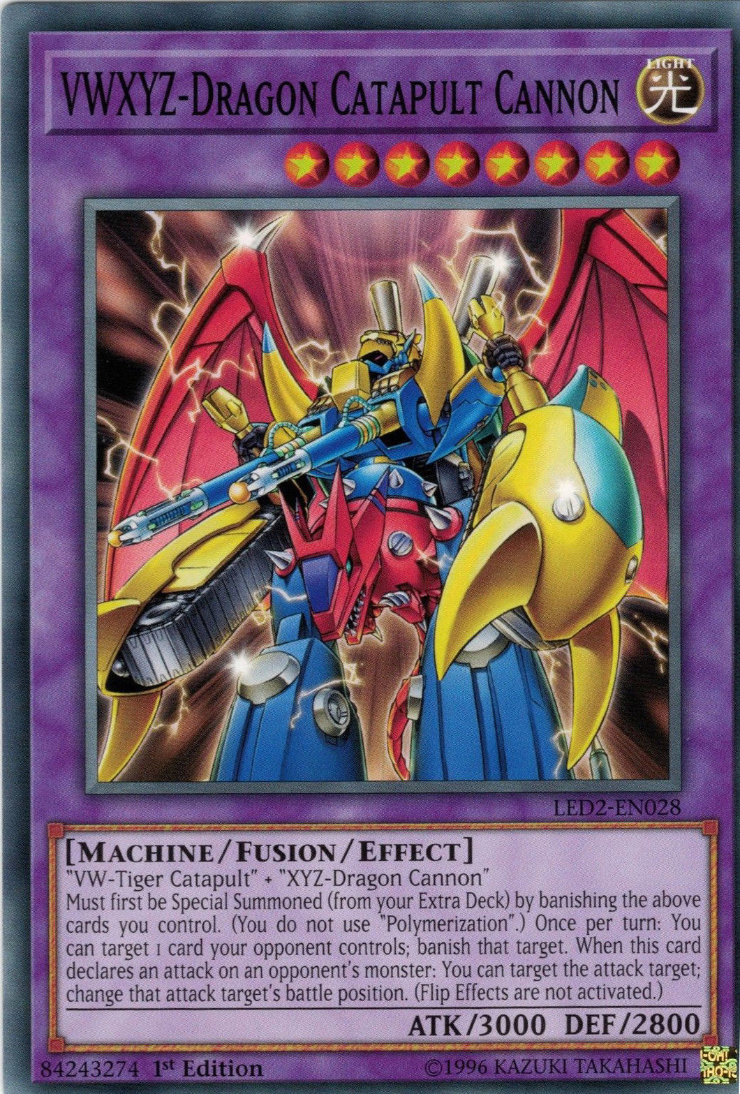 VWXYZ-Dragon Catapult Cannon [LED2-EN028] Common | Jomio and Rueliete's Cards and Comics