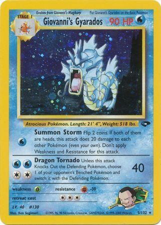 Giovanni's Gyarados (5/132) [Gym Challenge Unlimited] | Jomio and Rueliete's Cards and Comics