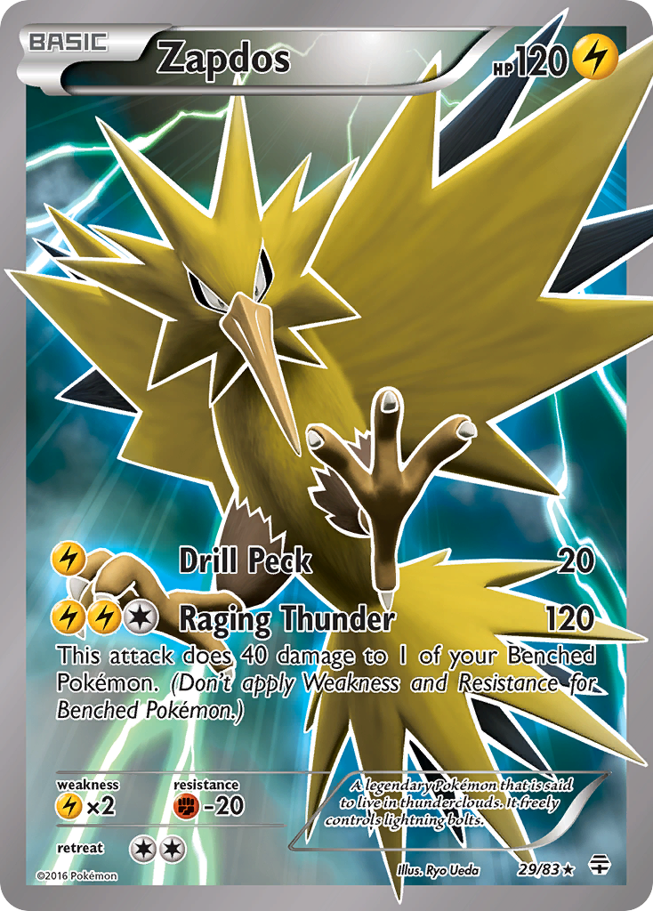 Zapdos (29/83) [XY: Generations] | Jomio and Rueliete's Cards and Comics