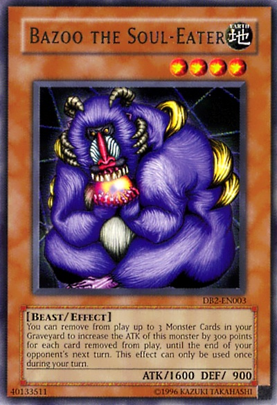 Bazoo the Soul-Eater [DB2-EN003] Rare | Jomio and Rueliete's Cards and Comics